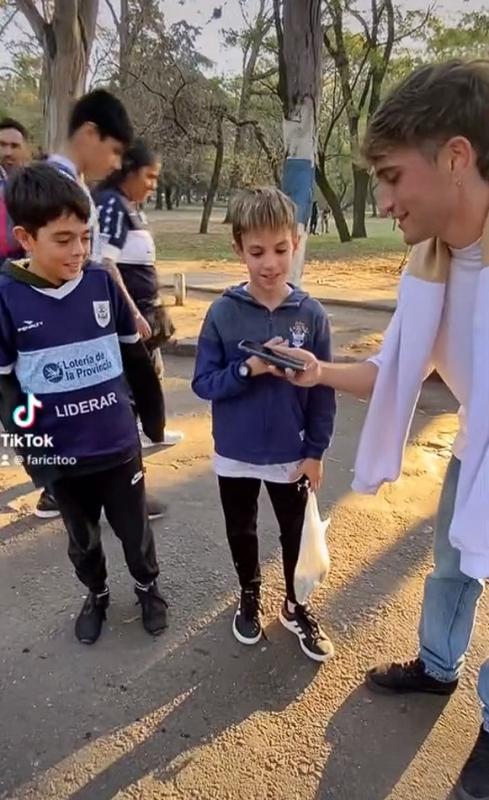 "No, capo": la inesperada respuesta de un pequeño de Gimnasia cuando le preguntaron por su ídolo y que desató las chicanas
