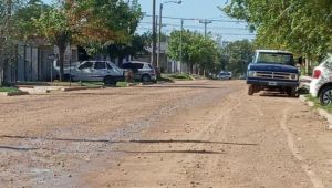 Con el envío de fondos nacioneles comienza la pavimentación de Avda. La Plata