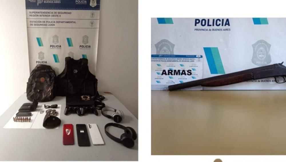 Dos aprehendidos de 15 y 30 años de edad por robar en una vivienda del barrio Biicentenario