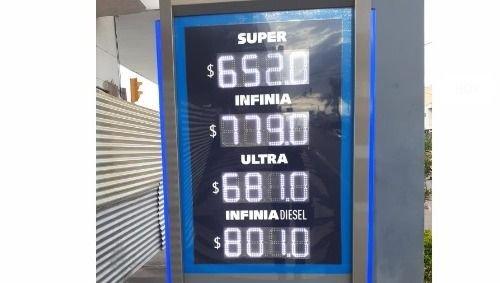YPF aumentó el precio de combustibles: La nafta Super llegó a $ 652 y la infinia a $779 en Junín