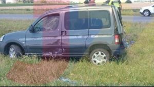 Volcó en la autovía 7 en inmediaciones de Junín