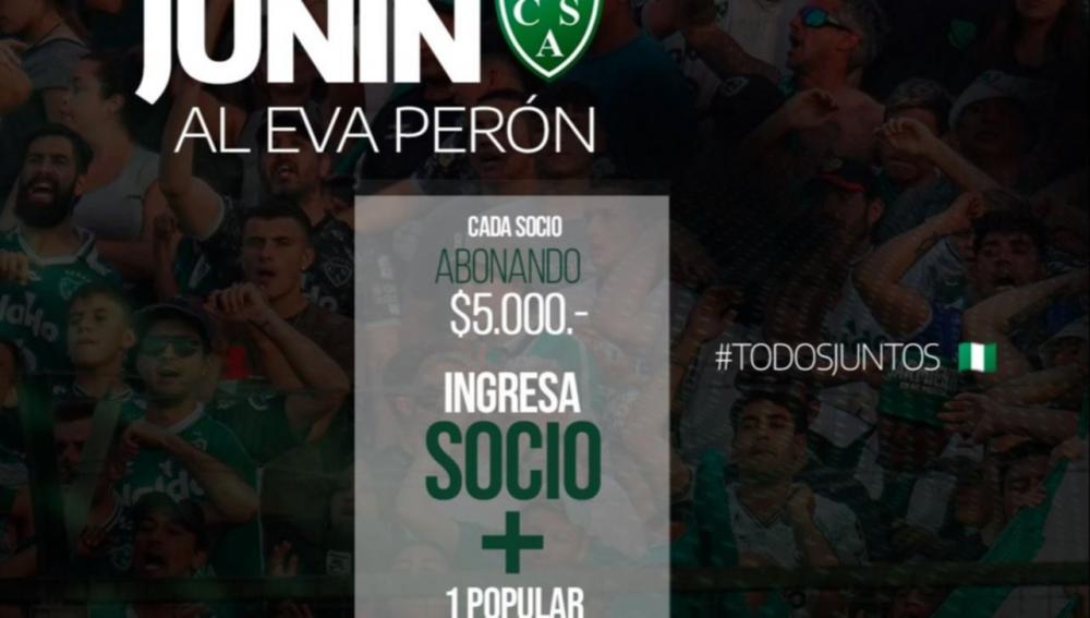 Sarmiento lanzó una promoción para el martes