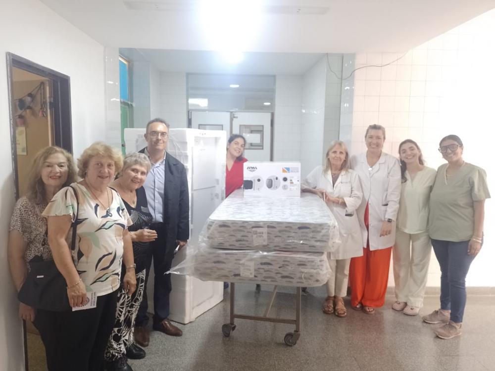 Donación de instrumental médico y electrodomésticos al HIGA Junín