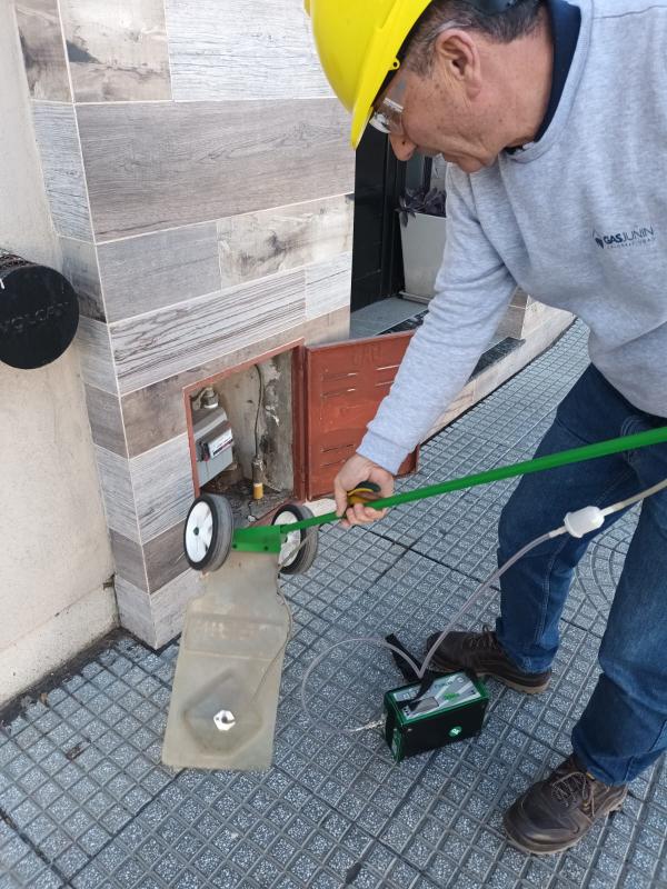 Grupo Junín, empresa prestataria del gas natural, continúa con la campaña de seguridad en la vía pública