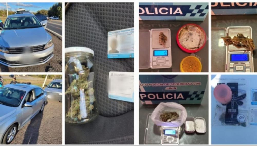 Operativos en las Ruta 7 y 188: Varios aprehendidas personal del Destacamento Policia de Seguridad Vial Junín