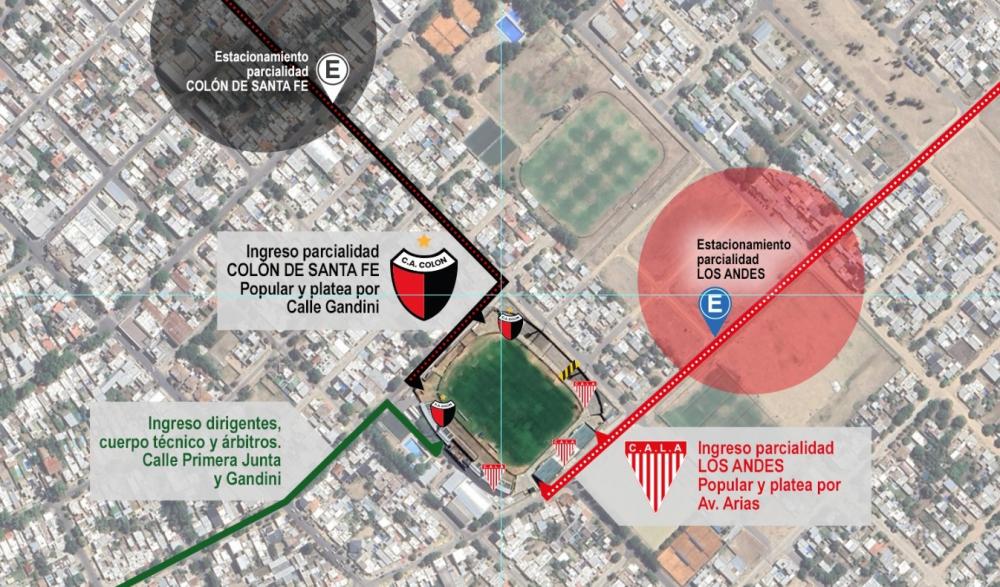 Operatvo de seguridad: Colon - Los Andes en Junín