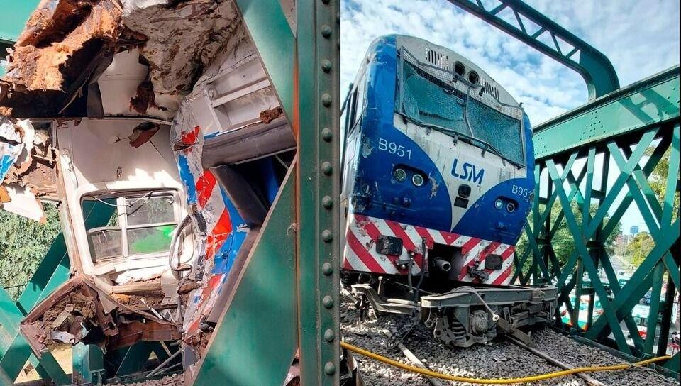 Choque del tren San Martín en Palermo: rescates y operativo del SAME