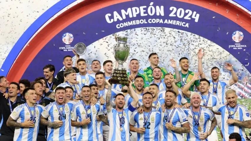 Argentina le ganó a Colombia y es bicampeona de América