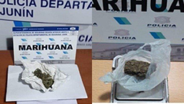 Más aprehendidos con marihuana en la vía pública juninense