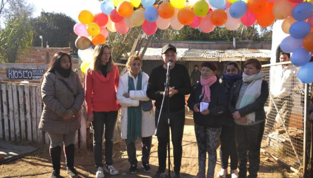 Don Ito inauguró un espacio comunitario en Monte Norte