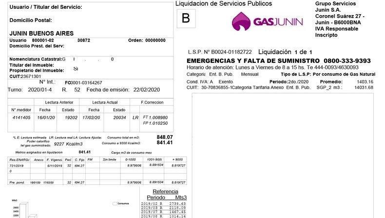 Ya rige la prohibición de cobrar impuestos y tasas en las facturas de servicios públicos
