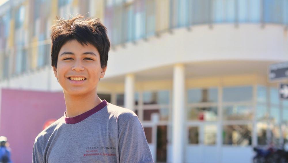 Un alumno de la Secundaria de la UNNOBA, en la Olimpíada de Matemática