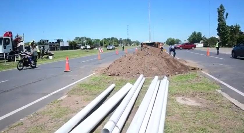 El Municipio de Junín inició los trabajos para la semaforización de Circunvalación y Padre Respuela