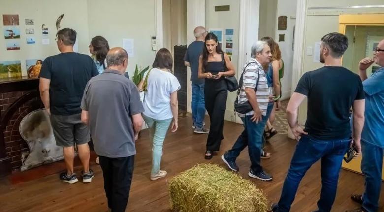 Quedó inaugurada la muestra “El Chamán Lagunero” de Claudio Spiga